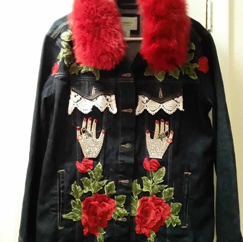 Original custom made Designed Denim Jacket
